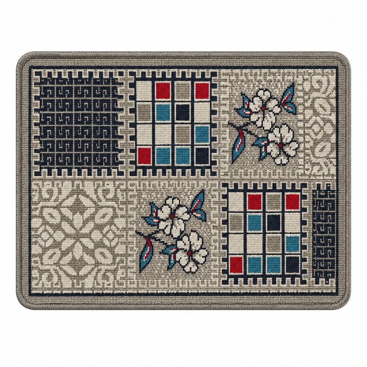 گلیم پادری مدل ژاله فیلی